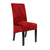 Dark Red Velvet Large Chair Cover