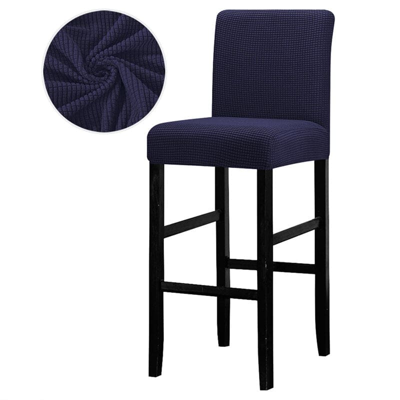 Royal Blue Bar Stool Cover