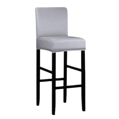 Platinium Faux Leather Bar Stool Cover