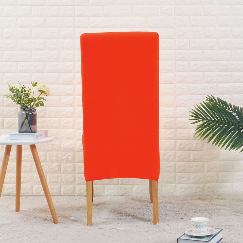 Large Orange Chair Cover