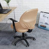 Camel Leather Office Chair Cover