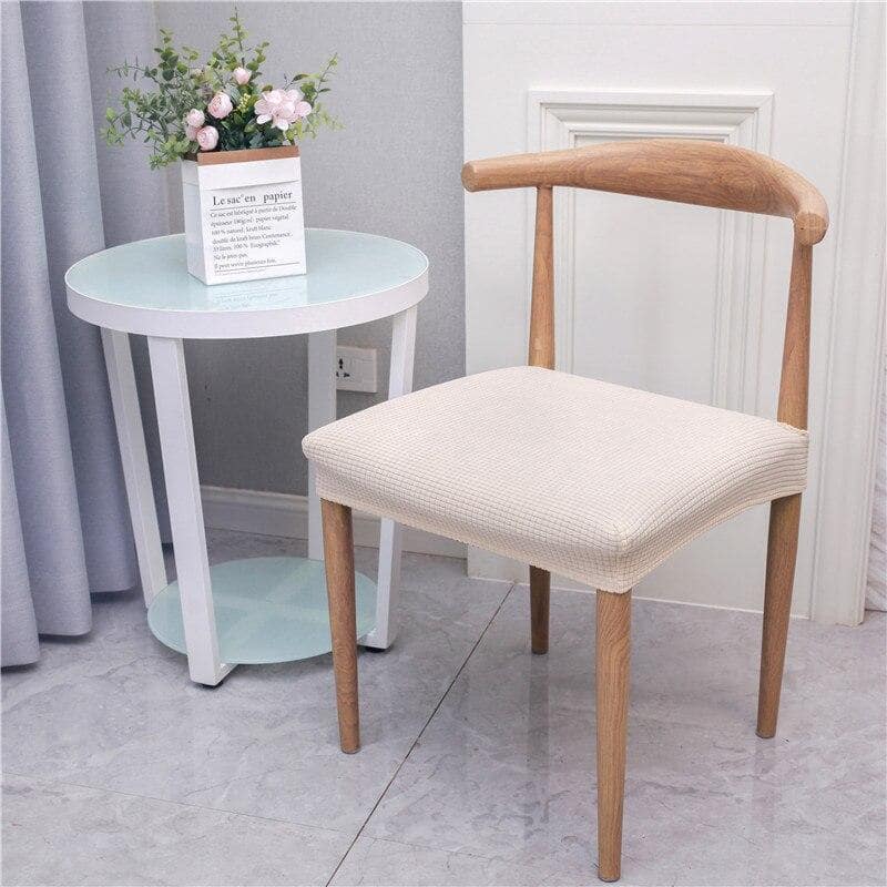 Scandinavian Light Beige Chair Cover