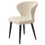 Plain Beige Scandinavian Chair Cover