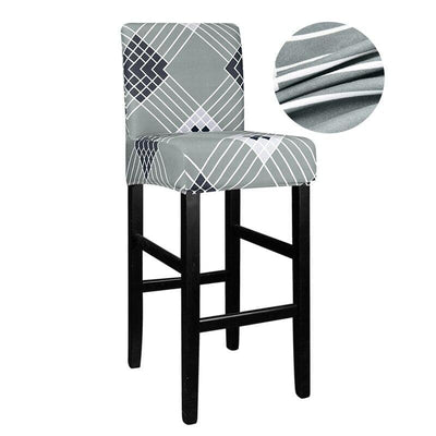 Royal Gray Bar Stool Cover