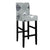 Royal Gray Bar Stool Cover