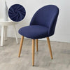 OCEAN Navy Blue Scandinavian Chair Cover