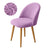 Lila Pink Scandinavian Chair Cover