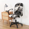 Black and Gray Geometric Shapes Office Chair Cover