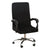 Black Velvet Office Chair Cover