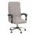 Gray Velvet Office Chair Cover