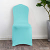 Turquoise Luxury Wedding Chair Cover