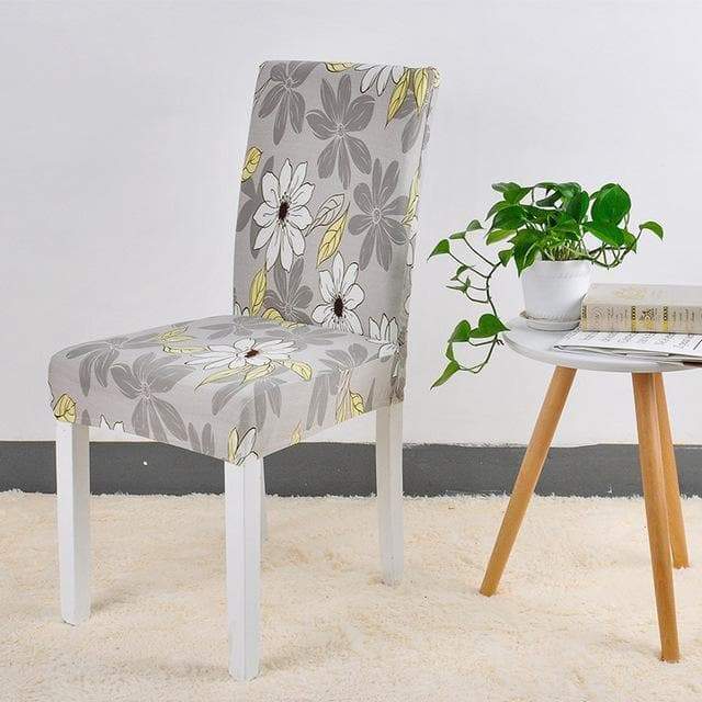 Flower Pattern Chair Cover