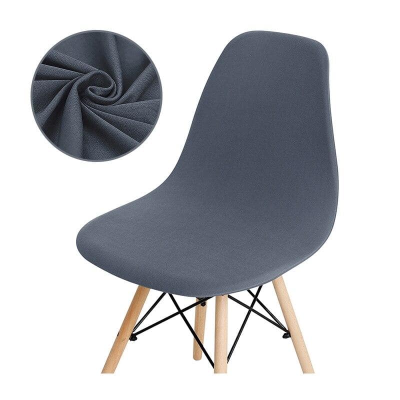 Dark Gray Scandinavian Chair Cover