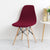 Burgundy Scandinavian Chair Cover