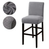 Silver Bar Stool Cover