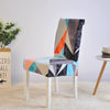 Multicolor Pattern Chair Cover