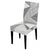 Silver Chair Cover With Geometric Shapes