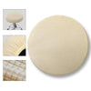 Beige Round Bar Stool Cover