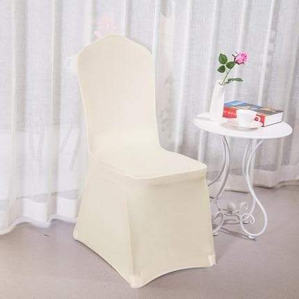 Off White Wedding Chair Cover