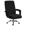 Plain Black Office Chair Cover