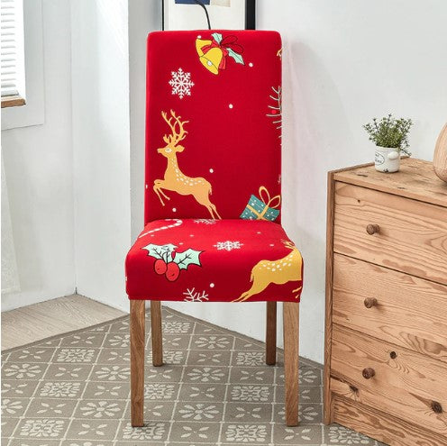 Christmas Deer Chair Cover