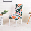 Multicolored Printed Chair Cover