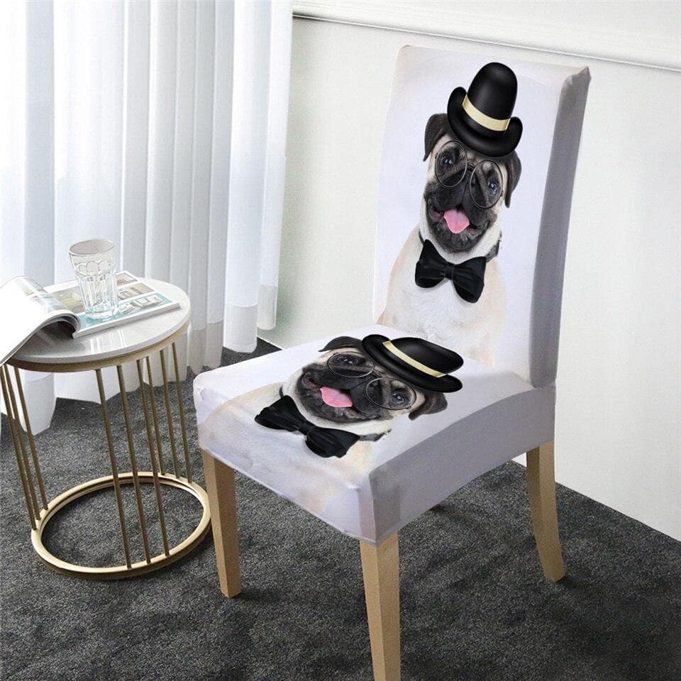 Gentleman Dog Chair Cover