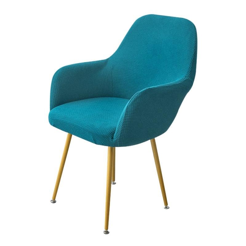 Turquoise Blue Scandinavian Chair Cover