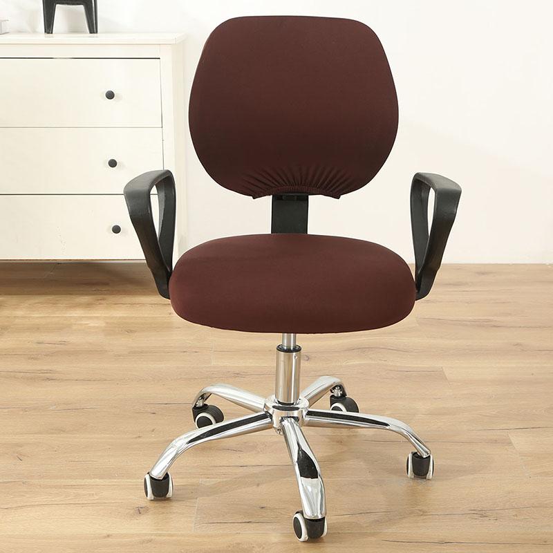 Red Stretch Office Chair Cover