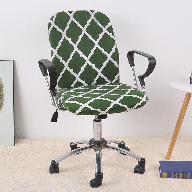 Green Office Chair Cover