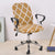 Ocher Dark Beige Office Chair Cover