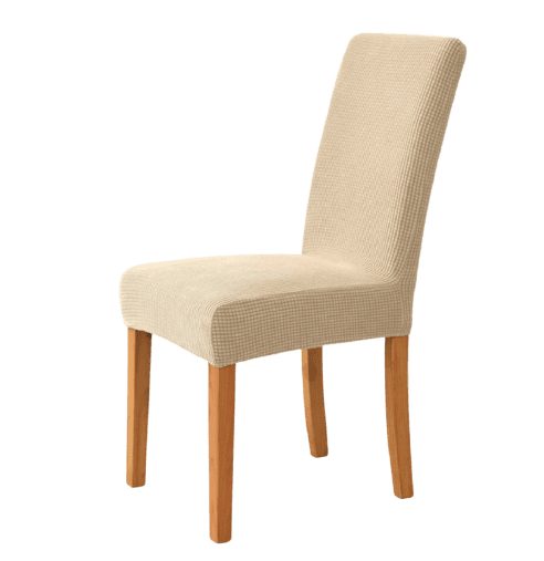 Cream Stretch Chair Cover