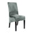 Pale Gray Velvet Large Chair Cover