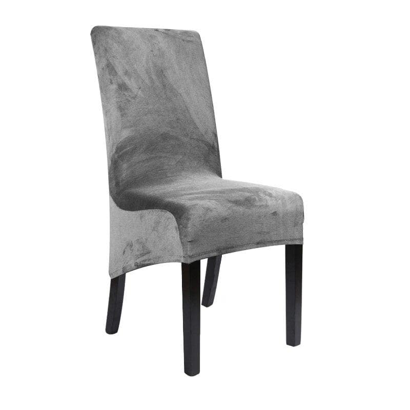 Steel Velvet Large Chair Cover