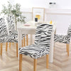 Black and White Zebra Chair Cover