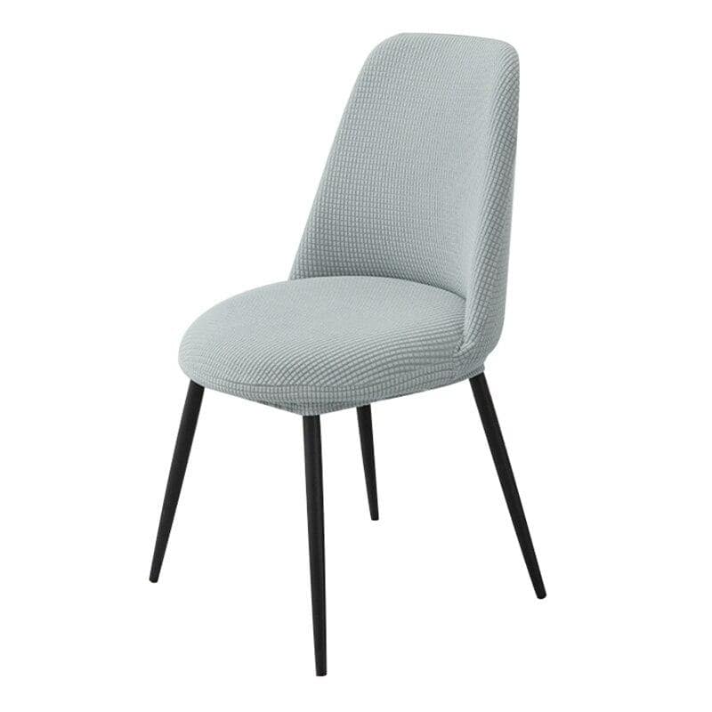 Metallic Gray Scandinavian Chair Cover