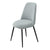 Metallic Gray Scandinavian Chair Cover