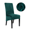 LARGE SIZE VELVET Chair Cover Woody Green