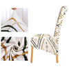 Patterned Beige Large Chair Cover