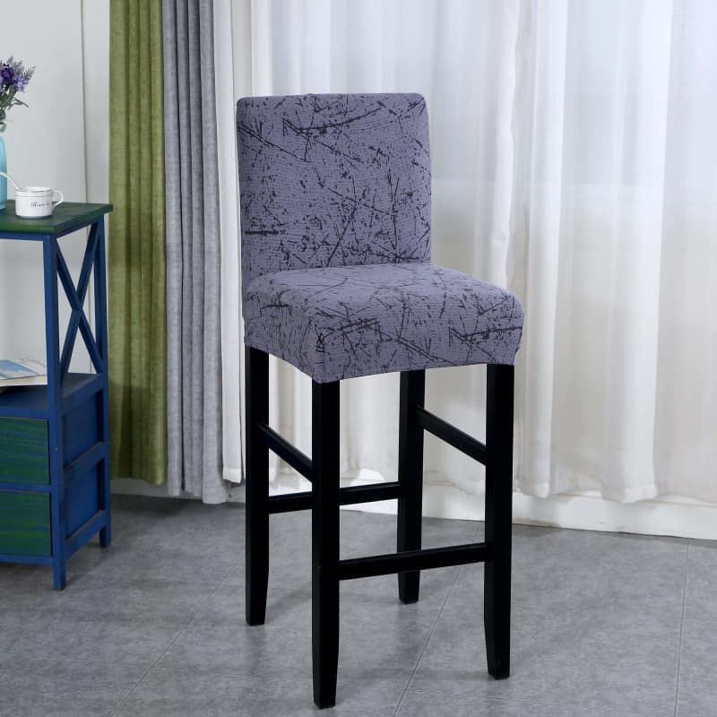 Incandescent Gray Bar Stool Cover