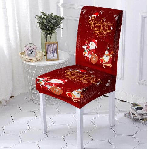 Happy New Year Chair Cover