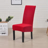 Bright Red Velvet Large Chair Cover