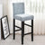 Star Gray Bar Stool Cover