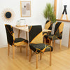 Black, Yellow and Dark Green Chair Cover