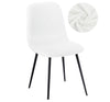 White Jacquard Chair Cover