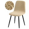 Camel Jacquard Chair Cover