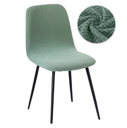 Jacquard Chair Cover Cyan