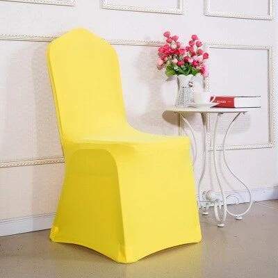 Yellow Wedding Chair Cover