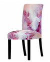 Pink Marbled Chair Cover