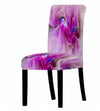 Purple Marbled Chair Cover